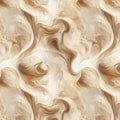 Coffee Time Swirl Brown Fabric
