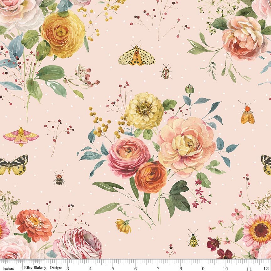 Sketchbook Main Peachy Fabric