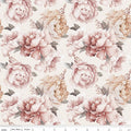 Daybreak on the Prairie Peonies Cream Fabric