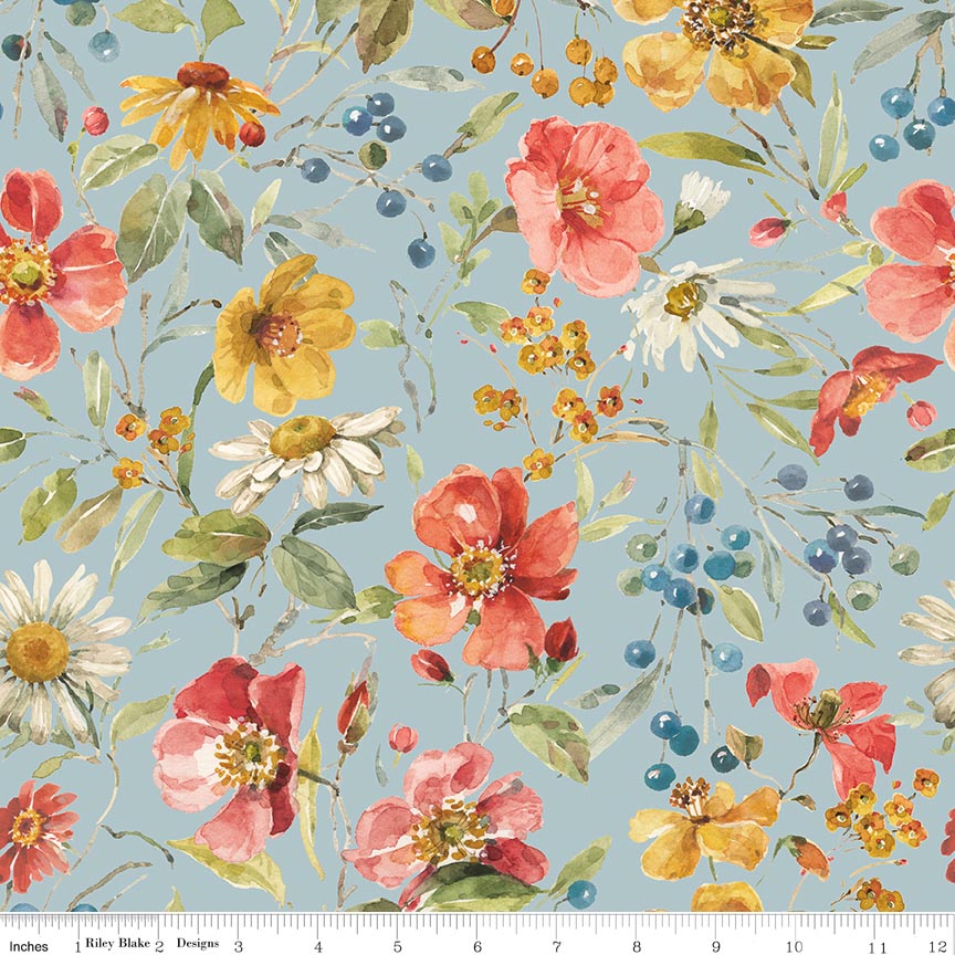 Blissful Moments Main Dream Fabric by Lisa Audit for Riley Blake Designs