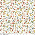 Blissful Moments Flower Toss Cream Fabric by Lisa Audit for Riley Blake Designs