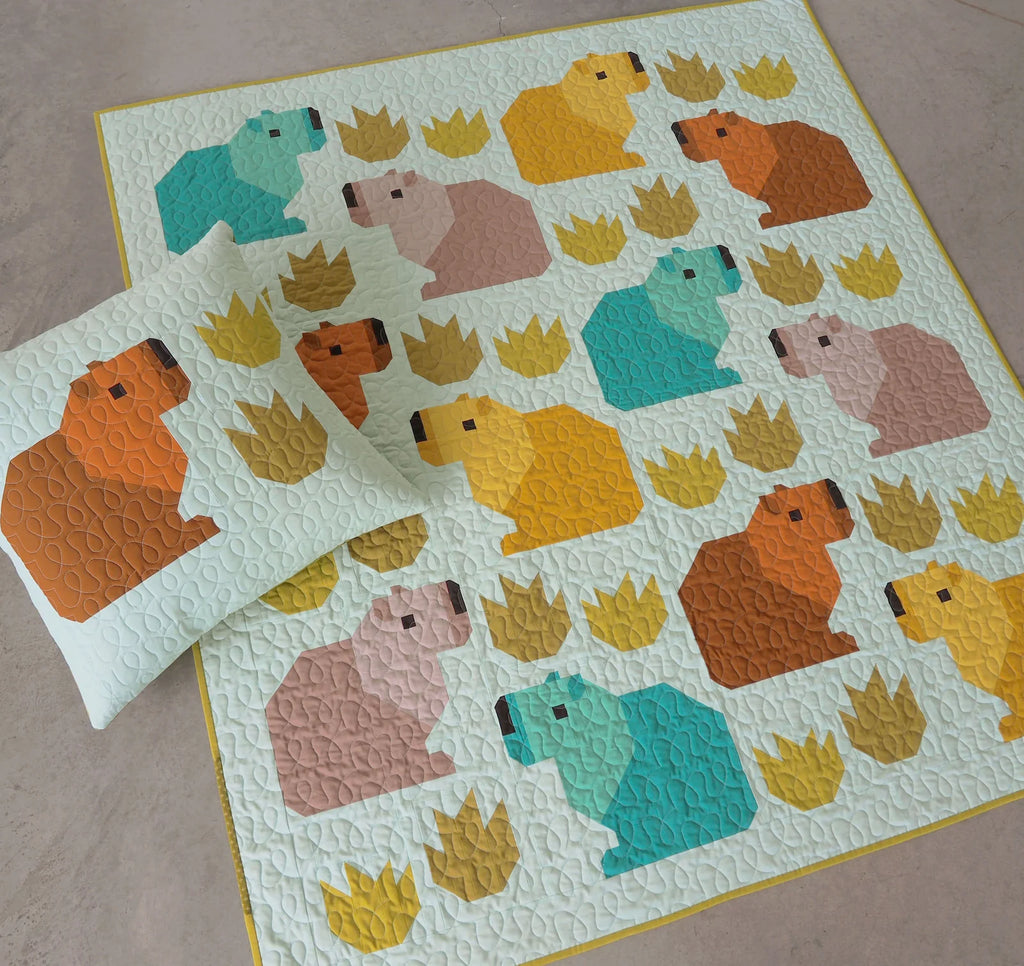 Elizabeth Hartman Capybara Club Quilt Pattern