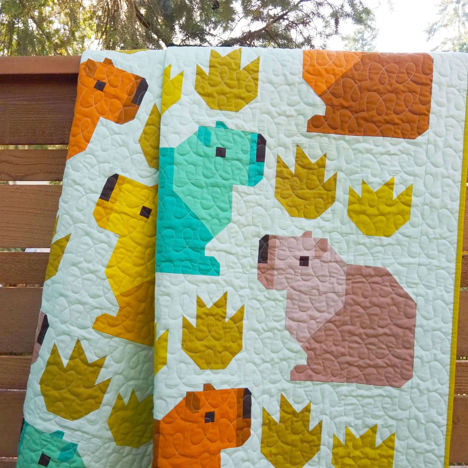 Elizabeth Hartman Capybara Club Quilt Pattern