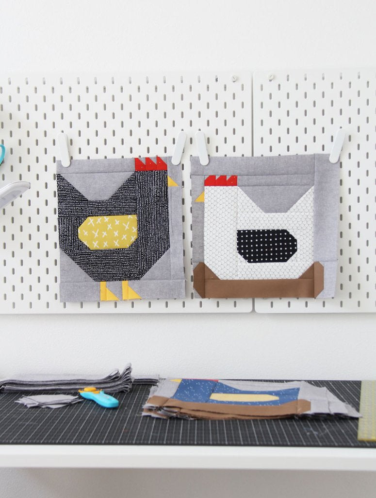 Cluck Cluck Sew Chickens Quilt Pattern