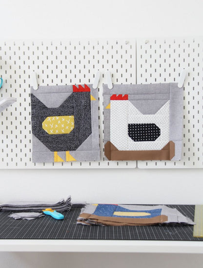 Cluck Cluck Sew Chickens Quilt Pattern