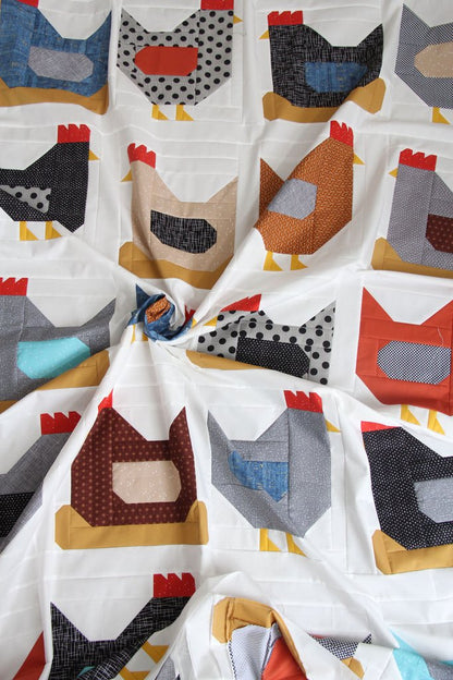 Cluck Cluck Sew Chickens Quilt Pattern