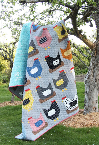 Cluck Cluck Sew Chickens Quilt Pattern