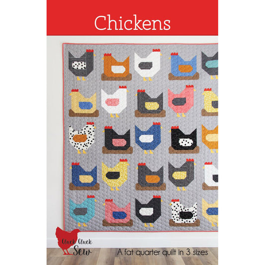 Cluck Cluck Sew Chickens Quilt Pattern