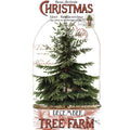 Classic Christmas Christmas Botanical Main Fabric Panel