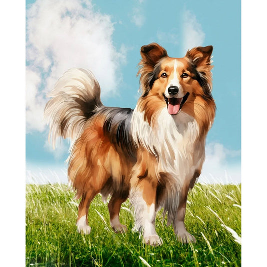Collie Fabric Panel
