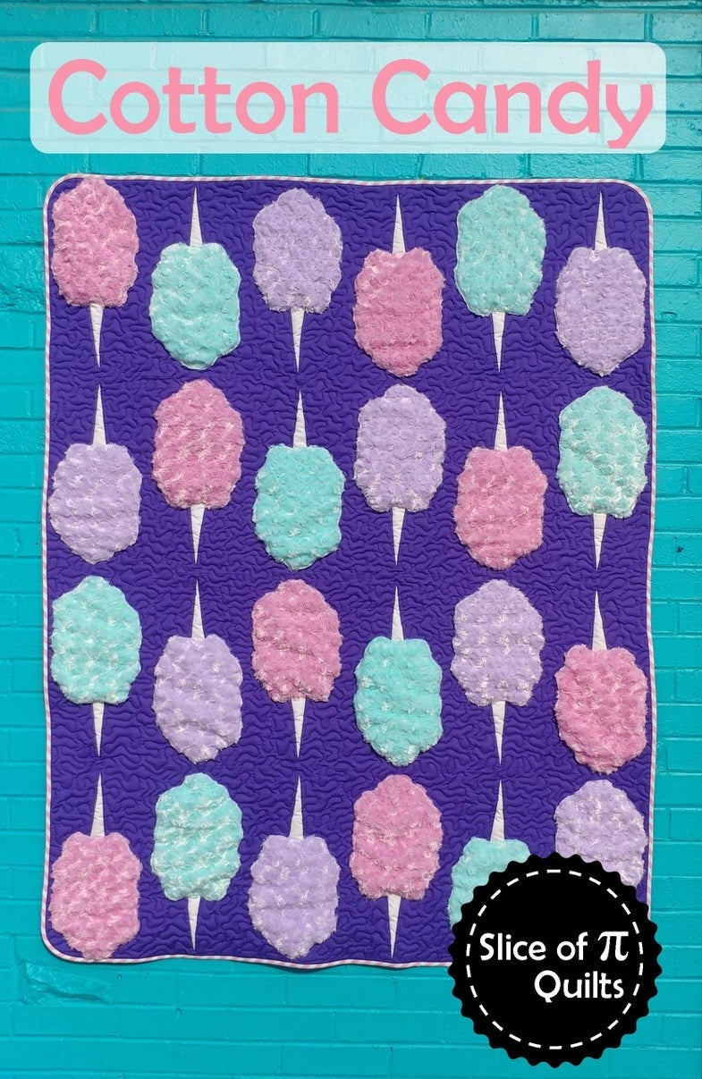Slice of Pi Cotton Candy Quilt Pattern