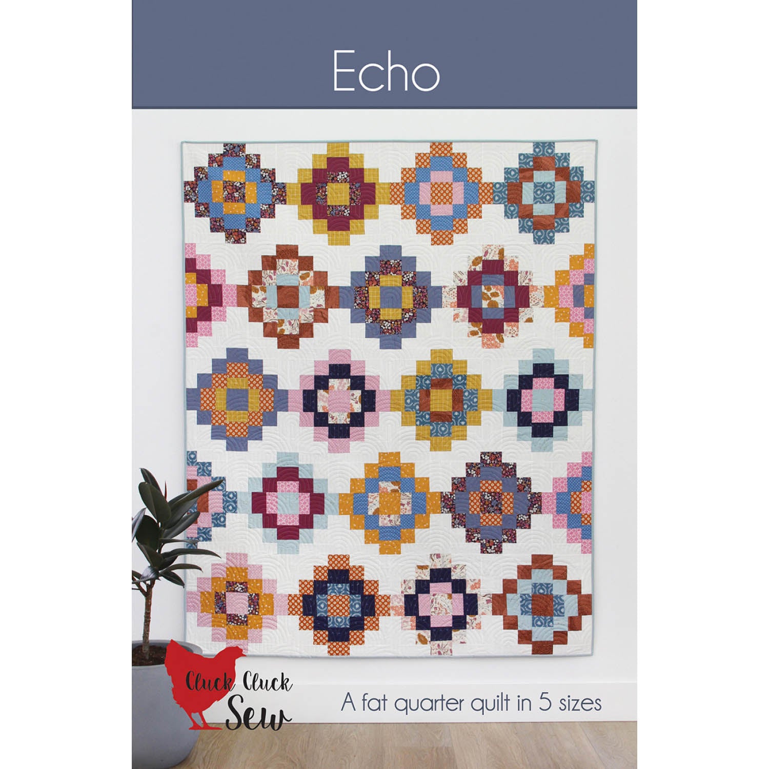 Cluck Cluck Sew Hashtag Quilt Pattern
