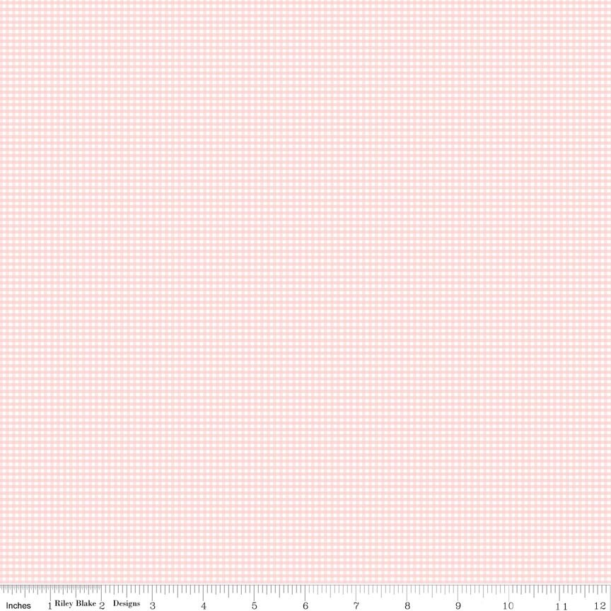 Flannel Micro Gingham Peony