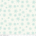 Flannel The North Pole Snowflakes White