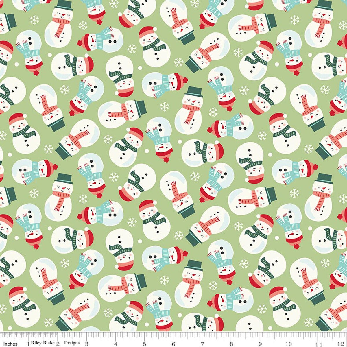 Flannel The North Pole Snowmen Honeydew