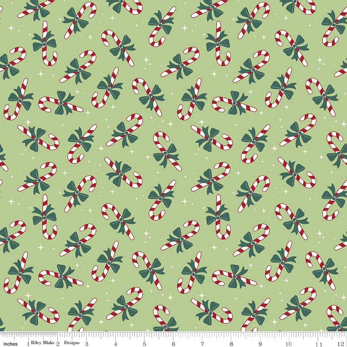 Flannel The North Pole Candy Cane Honeydew