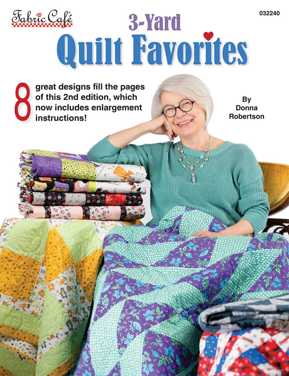 3-Yard Quilt Favorites Book by Fabric Cafe