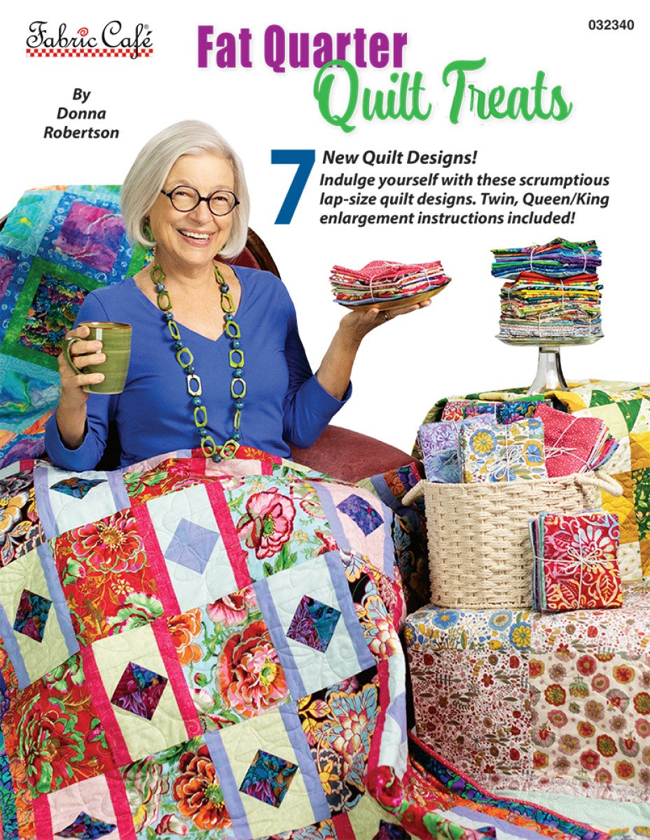 Fat Quarter Quilt Treats Book by Fabric Cafe