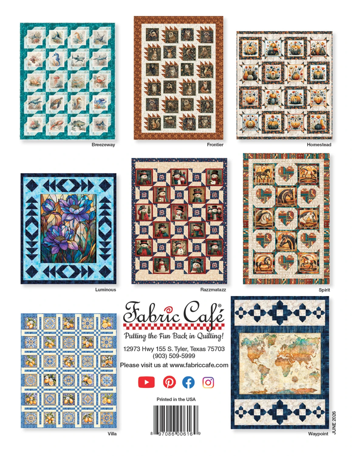 Panel Pizzazz 3-Yard Quilts Pattern