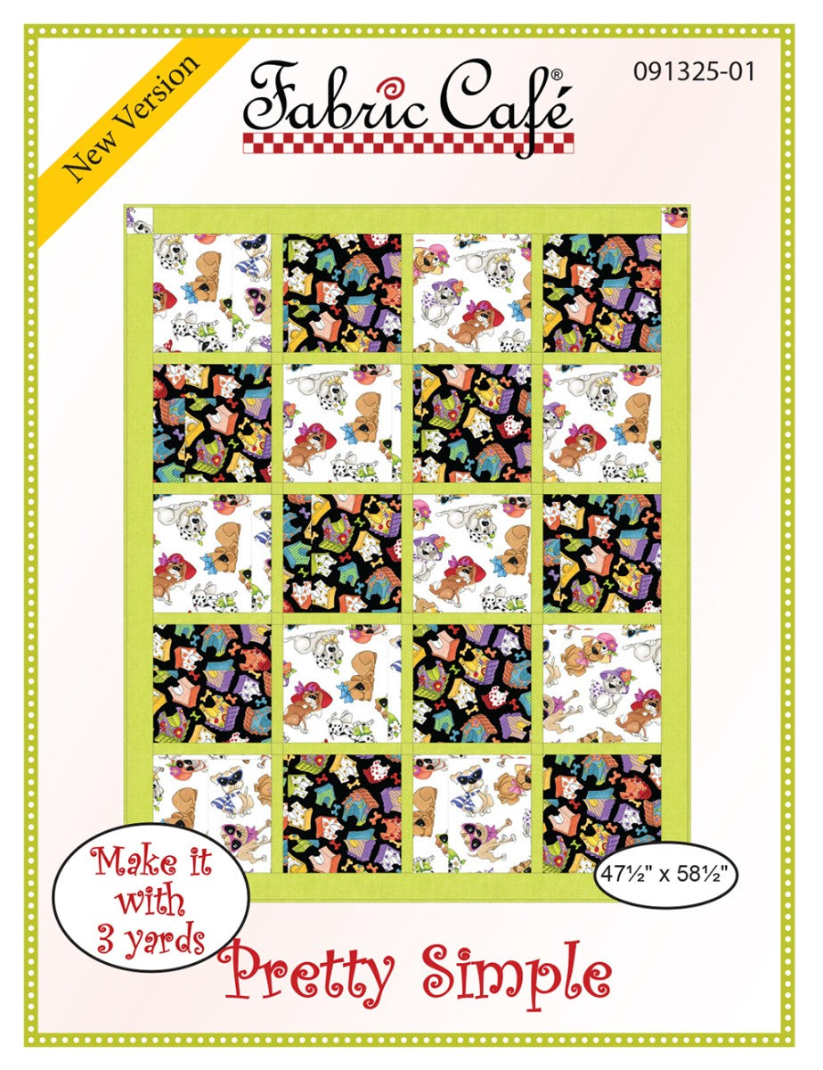 Pretty Simple Quilt Pattern by Fabric Cafe