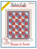 Boxes & Bows Quilt Pattern by Fabric Cafe
