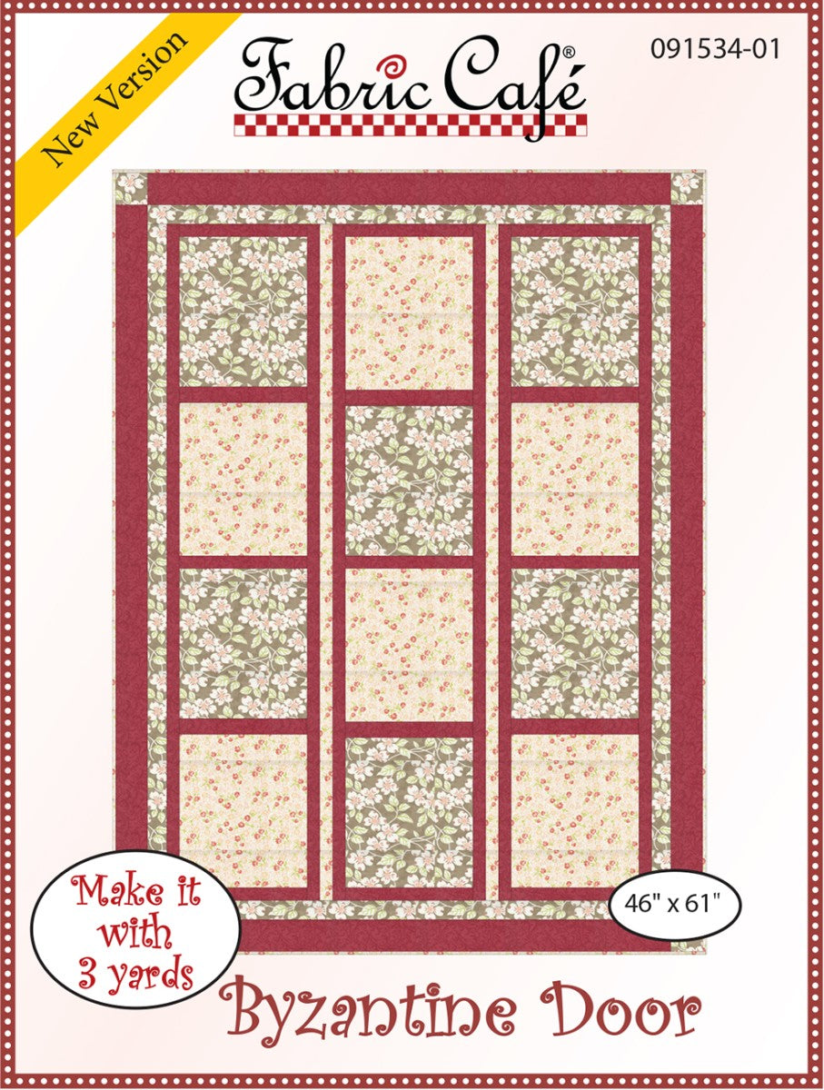 Byzantine Door Quilt Pattern by Fabric Cafe