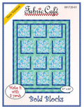 Bold Blocks Quilt Pattern by Fabric Cafe