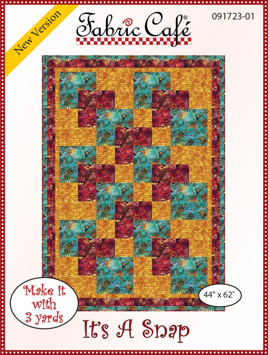 Its A Snap Quilt Pattern by Fabric Cafe