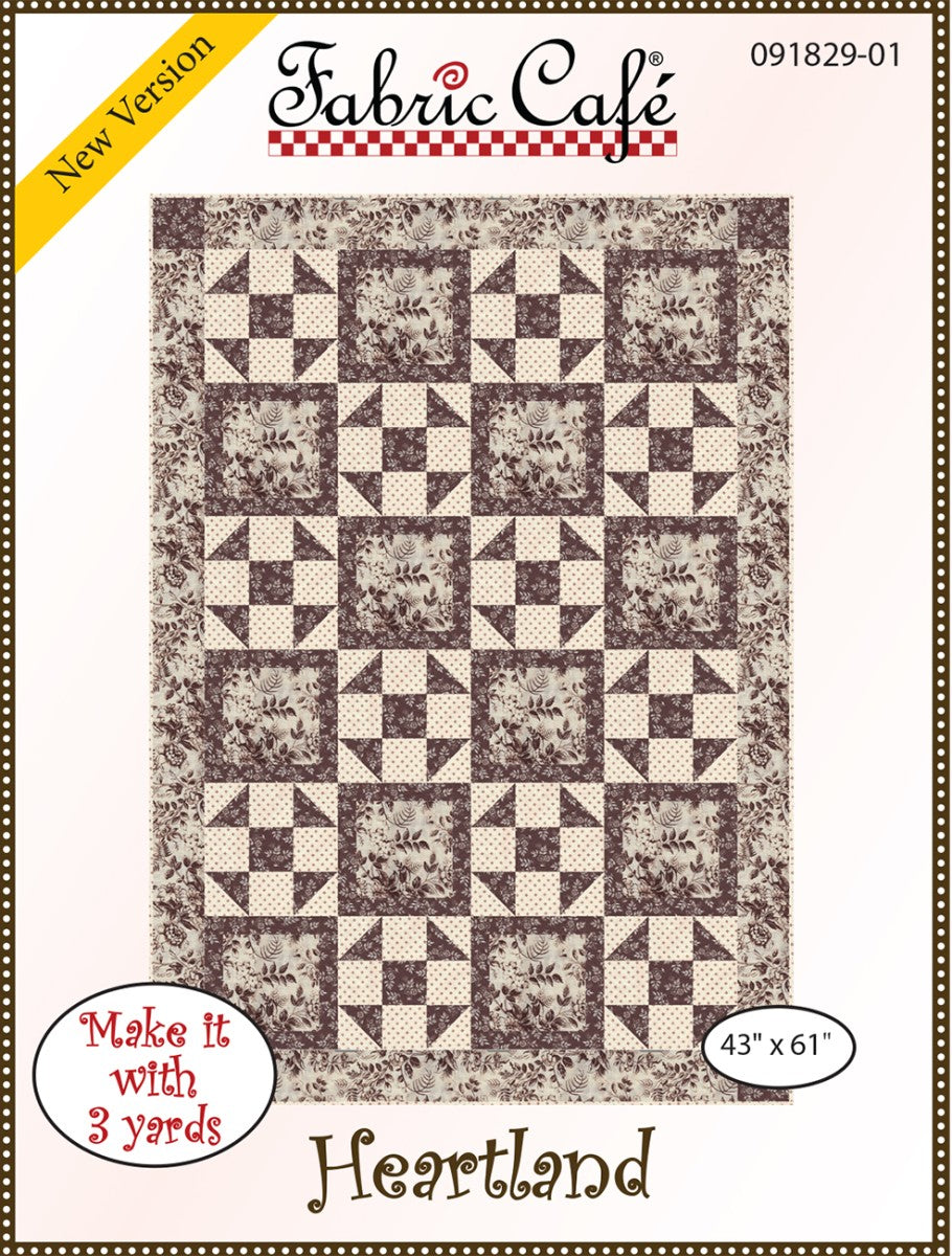 Heartland Quilt Pattern by Fabric Cafe