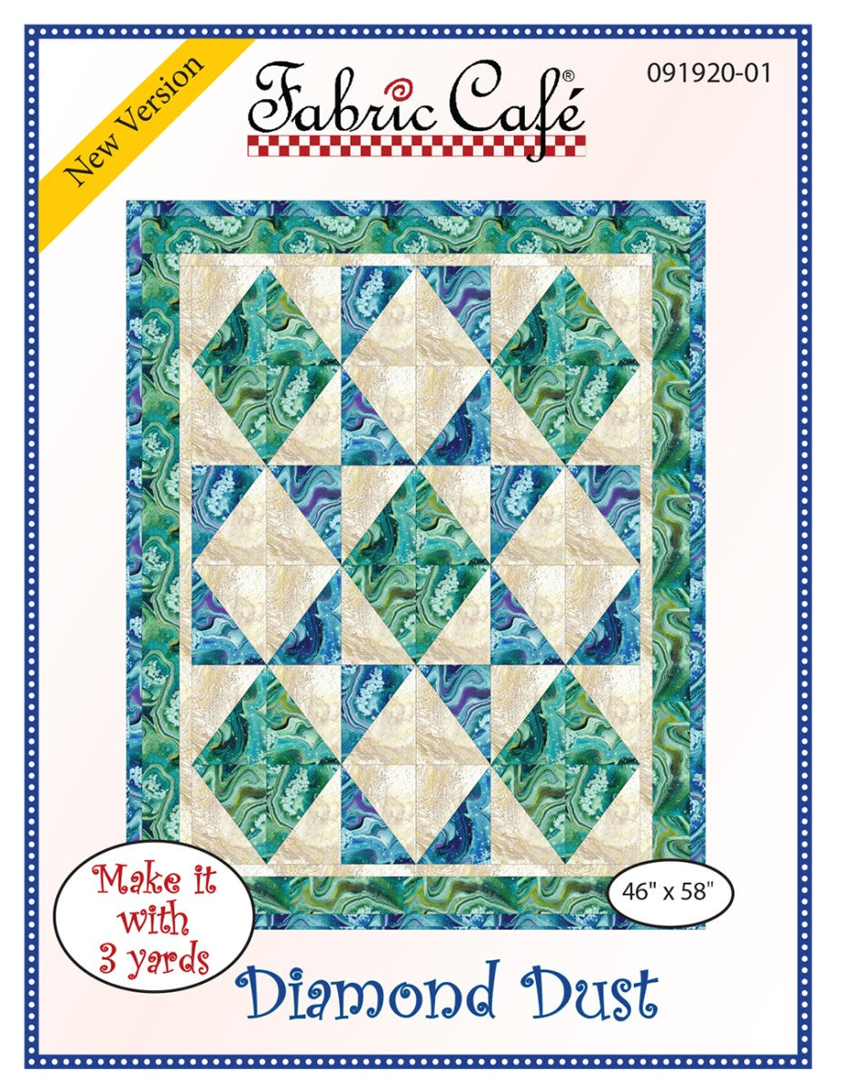 Diamond Dust Quilt Pattern by Fabric Cafe