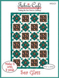Sea Glass 3-Yard Quilt Pattern by Fabric Cafe