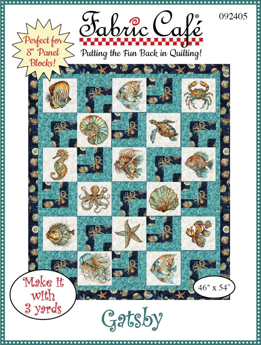 Gatsby Quilt Pattern by Fabric Cafe