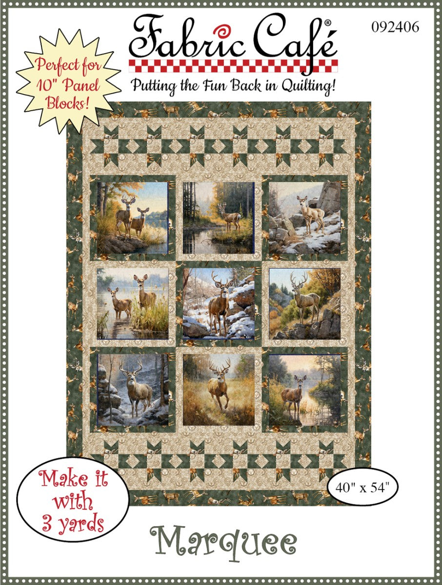 Marquee Quilt Pattern by Fabric Cafe