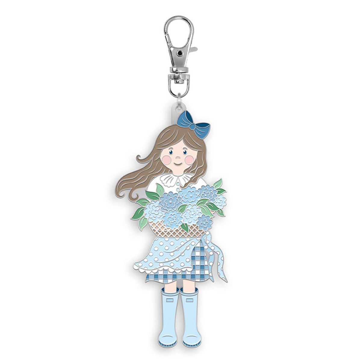 Tasha Noel Girl Enamel Charm by Tasha Noel for Riley Blake Designs