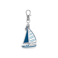 Tasha Noel Sailboat Enamel Charm by Tasha Noel for Riley Blake Designs