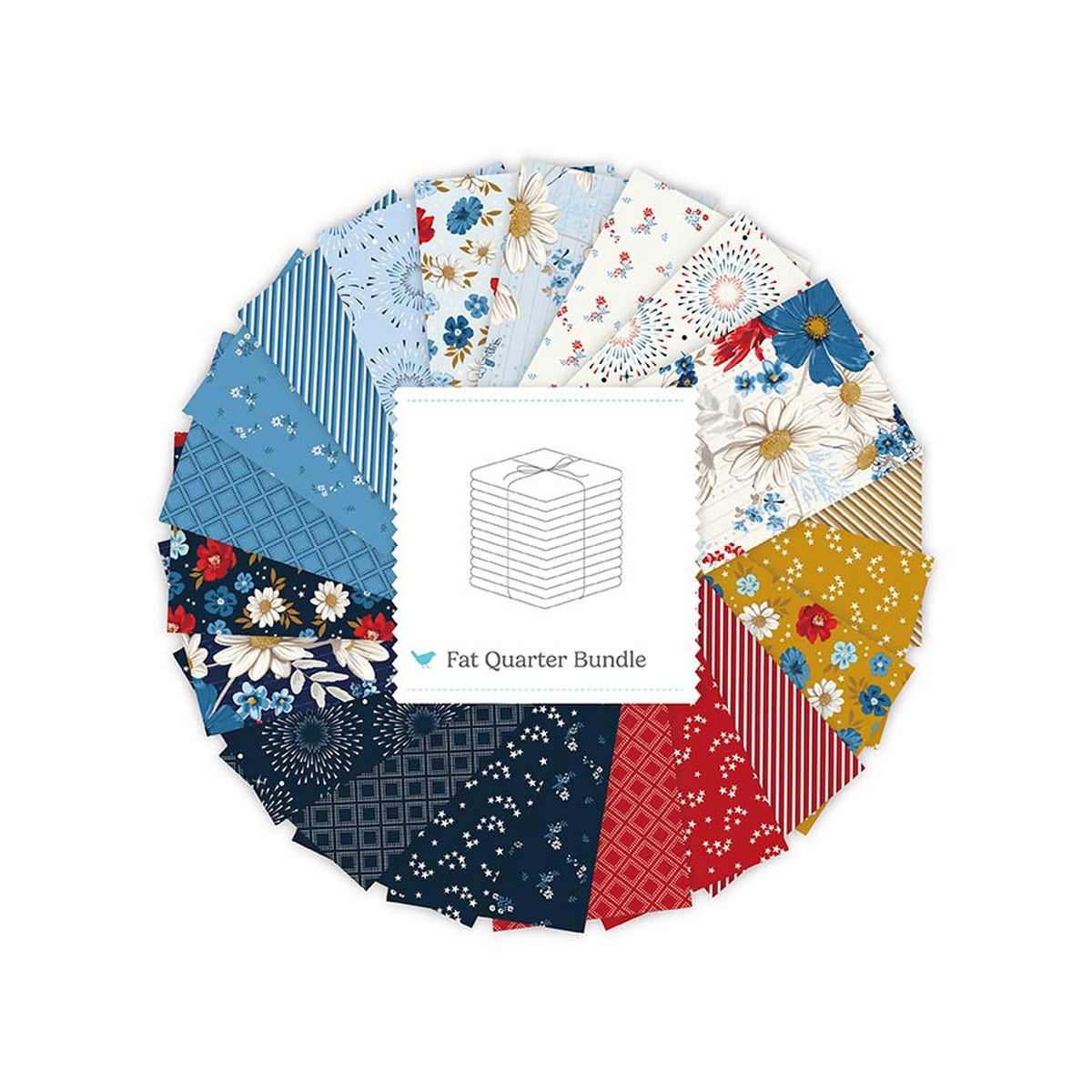 Patriotic Pride Fat Quarter Bundle - FQ-18740-21