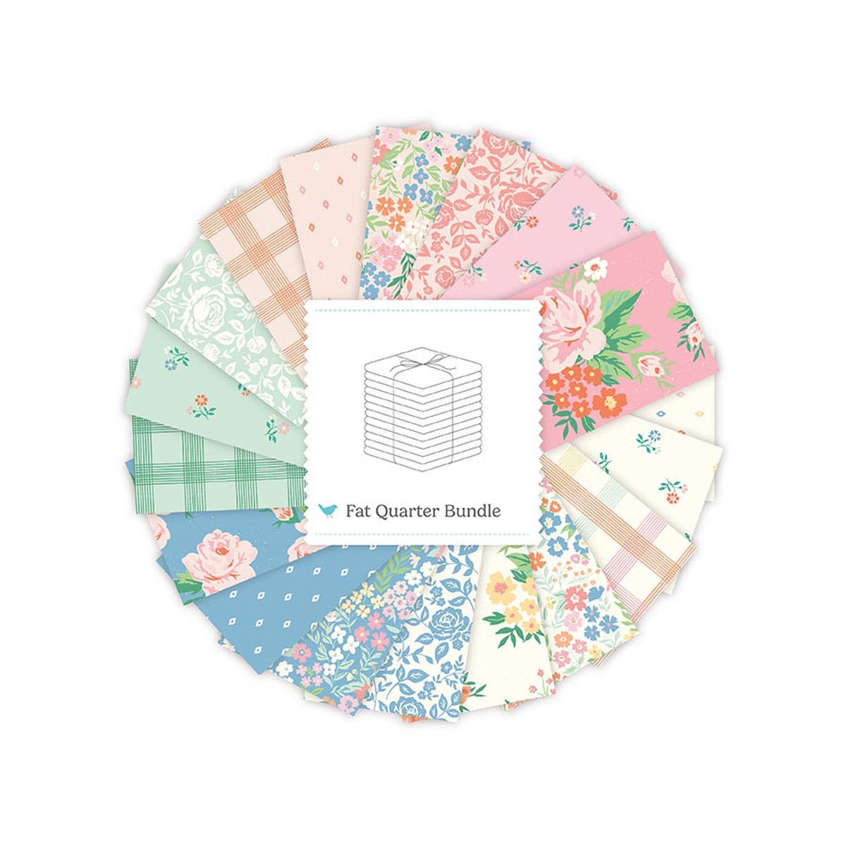 Spring Meadows Fat Quarter Bundle by My Mind's Eye for Riley Blake Designs