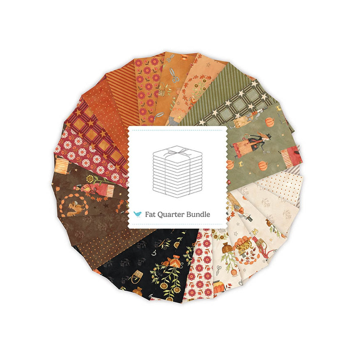Feels Like Fall Fat Quarter Bundle by Teresa Kogut for Riley Blake Designs