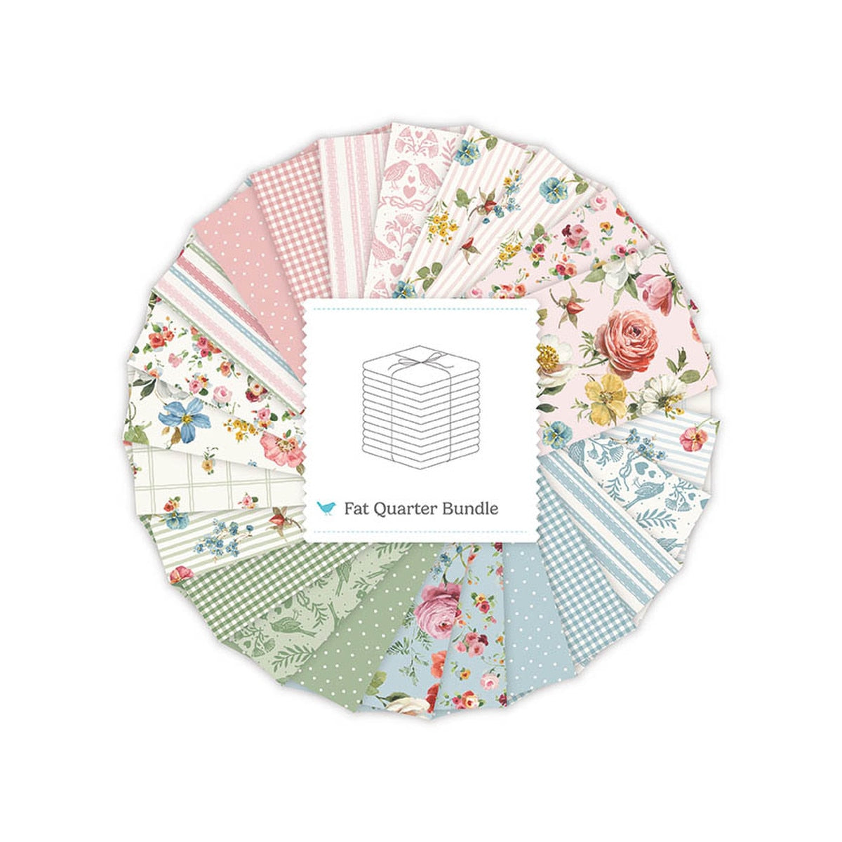 Little Garden Path Fat Quarter Bundle by Lisa Audit for Riley Blake Designs