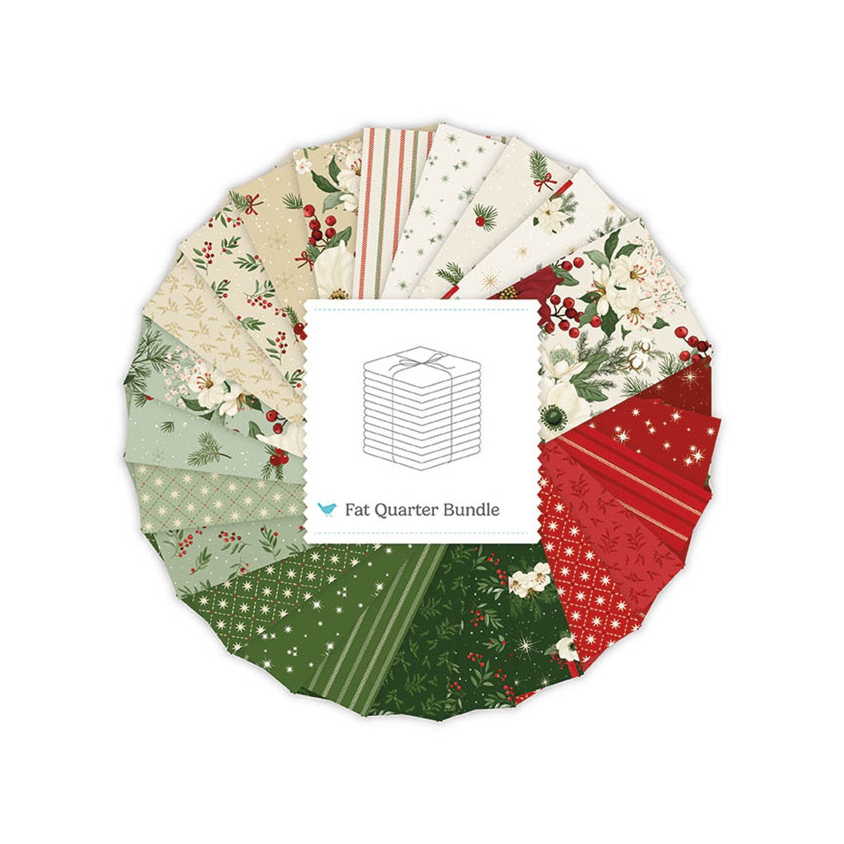 Peace on Earth Fat Quarter Bundle by Sandy Gervais for Riley Blake Designs