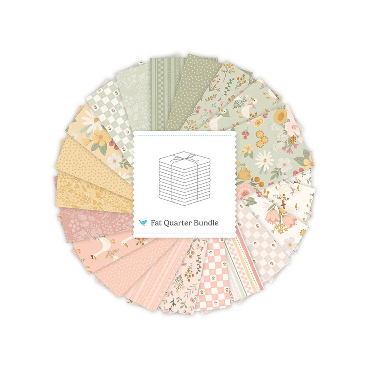 Silly Goose Fat Quarter Bundle by My Mind’s Eye for Riley Blake Designs