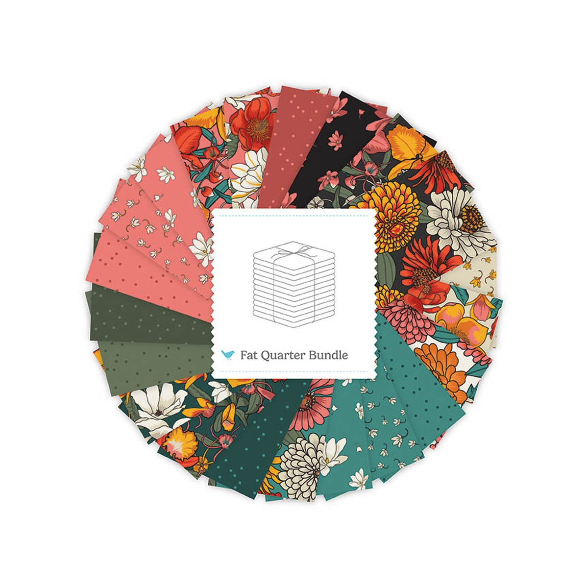 Southern Bloom Fat Quarter Bundle by Sew Yeah Quilting for Riley Blake Designs
