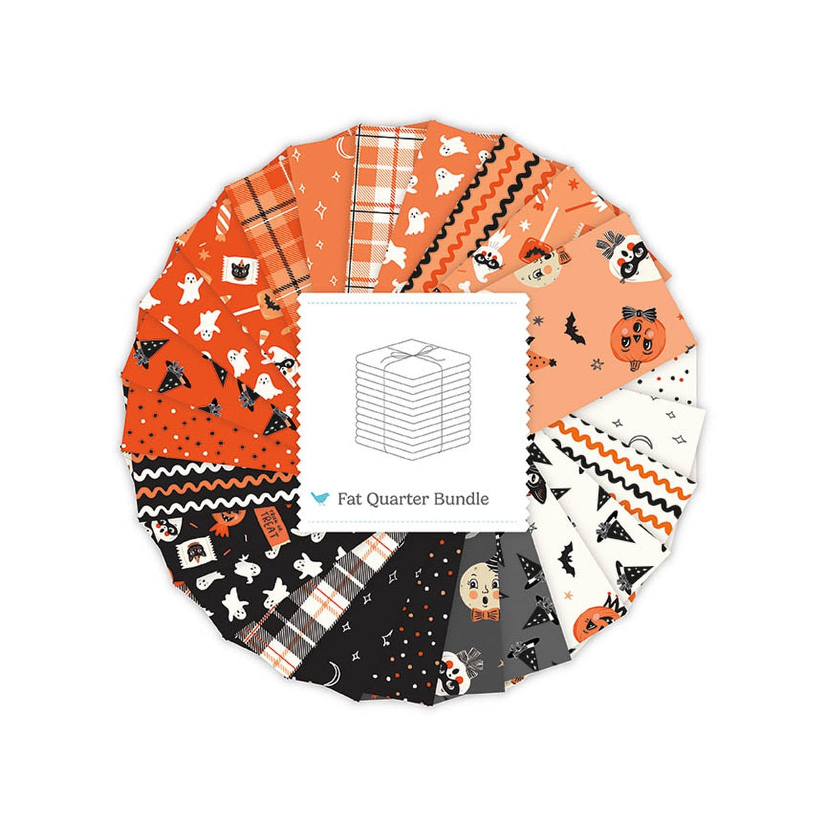 Vintage Boo Fat Quarter Bundle by My Mind’s Eye for Riley Blake Designs