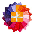 Batiks Hand-Dyes Sunset Sorbet Fat Quarter Bundle 16pc