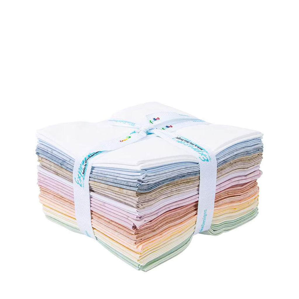 Batiks Hand-Dyes Cotton Candy Fat Quarter Bundle 19pc
