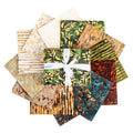 Batiks Holiday Charm Smoky Grove Fat Quarter Bundle C from Riley Blake Designs, splayed view