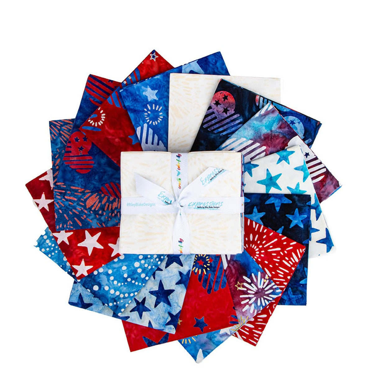 Batiks Spark of Celebration Liberty Fat Quarter Bundle A by The RBD Designers for Riley Blake Designs