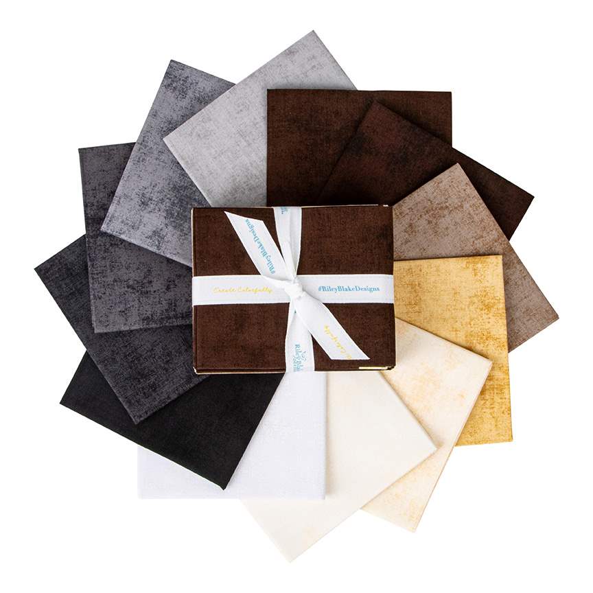 Shades Neutrals Fat Quarter Bundle 12pc