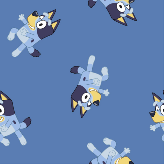 Fleece Bluey Classic Fabric - By the yard
