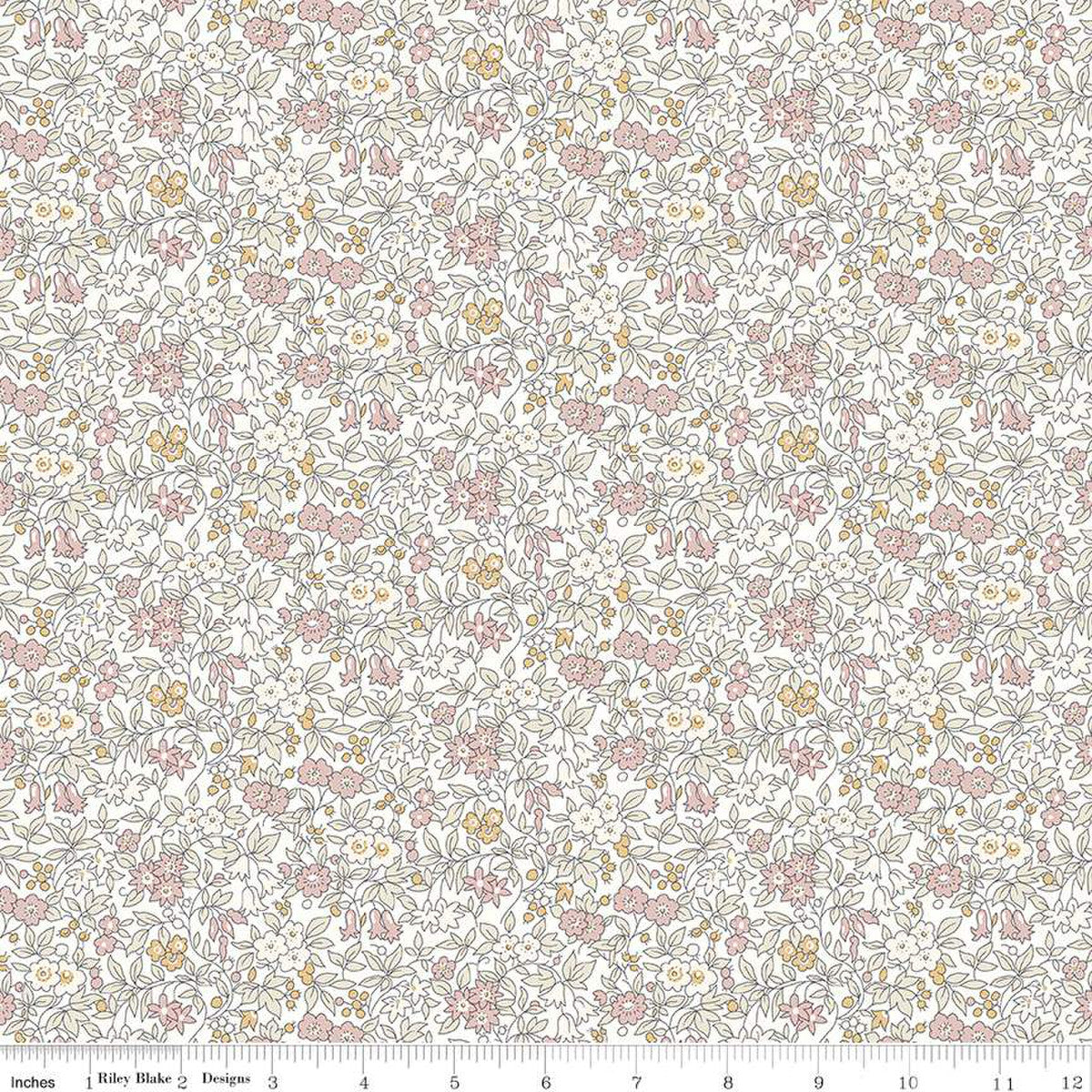 Flower Show Pebble Forget Me Not Blossom A Fabric - By the yard